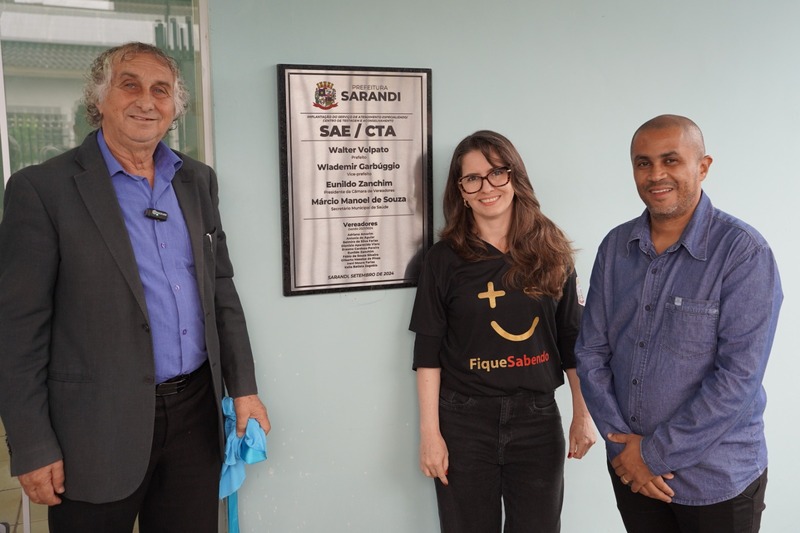 Prefeitura de Sarandi inaugura novas instalações do Centro de Testagem e Aconselhamento e Serviço de Atendimento Especializado